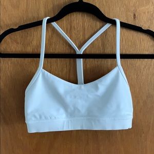 Lululemon white sports bra